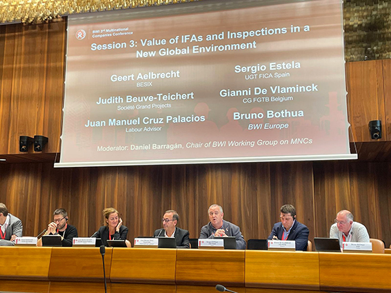UGT FICA aboga por Acuerdos Marco Internacionales que contemplen la transición justa en el sector de la construcción